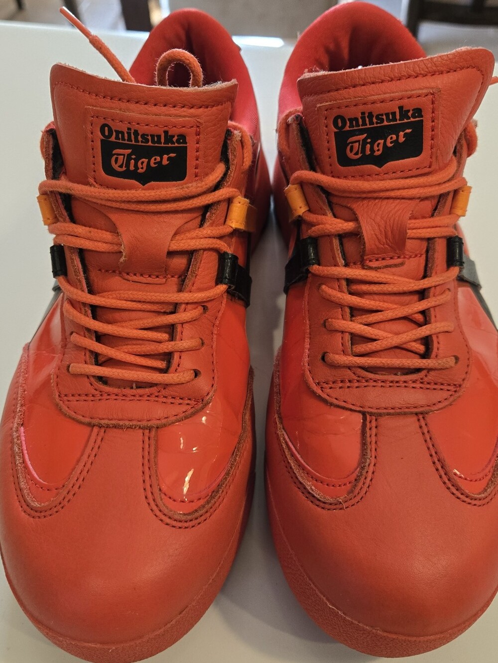 Onitsuka Tiger by Asics Men’s Orange Leather Sneakers Shu Uemura Collab Rare